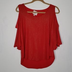 ECI Cold Shoulder Top